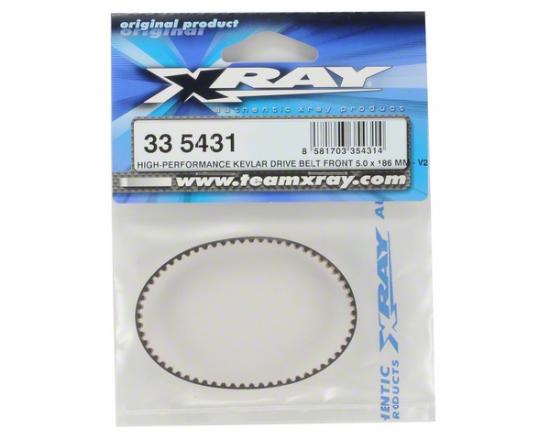 XRay High-Performance Kevlar Drive Belt Front 5.0 X 186 mm - V2