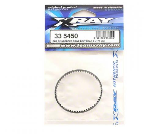 XRay PUR Reinforced Drive Belt Rear 5.5 X 177 mm - V2