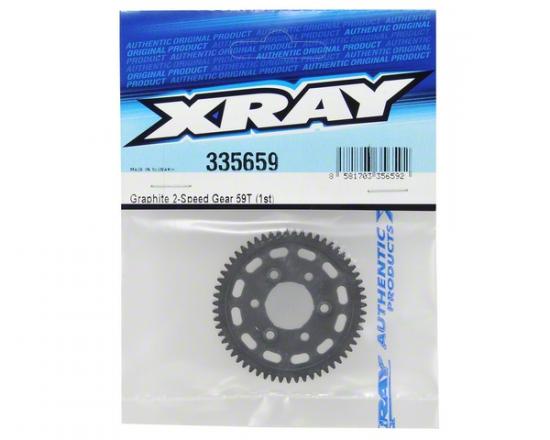 XRay Graphite 2-Speed Gear 59T (1st)