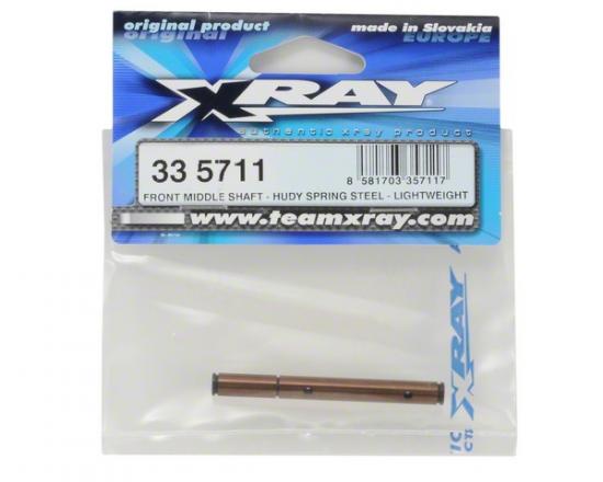 XRay Front Middle Shaft - Hudy Spring Steel - Lightweight