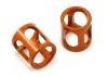 XRay Aluminium Lightweight Locating Collar - Orange (2)