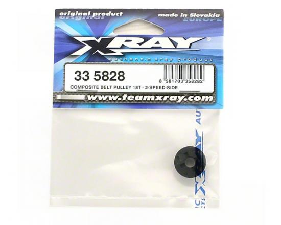XRay Composite Belt Pulley 18T - 2-Speed-Side
