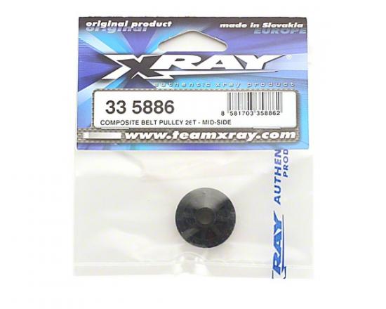 XRay Composite Belt Pulley 26T - Mid-Side