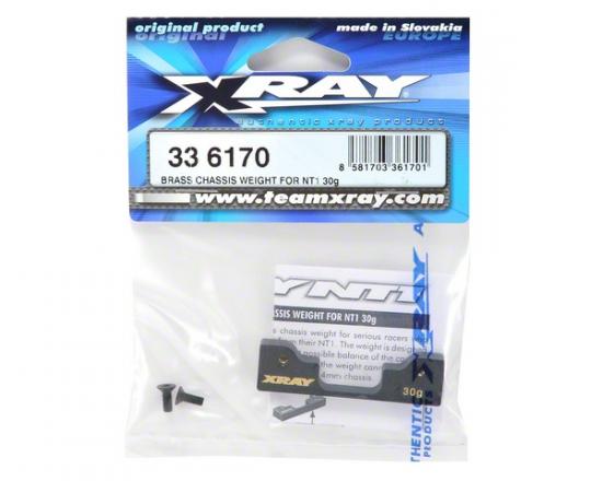 XRay Brass Chassis Weight For NT1 30G