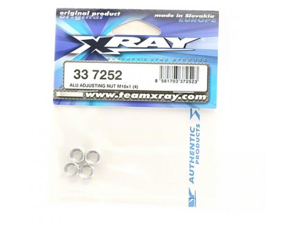 XRay Aluminium Adjusting Nut M10X1 (4)