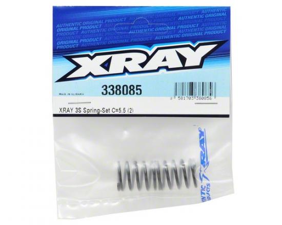 XRay 3S Spring Set C=5.5 (2) ** CLEARANCE **