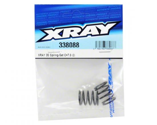 XRay 3S Spring Set C=7.0 (2) ** CLEARANCE **