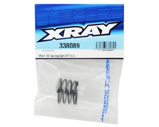 XRay 3S Spring Set C=7.5 (2) ** CLEARANCE **