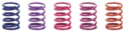 XRay Spring Set D=1.8 (38.5 LB) Light-Red - Hard - Front (2)