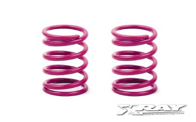 XRay Spring Set D=1.8 (33 LB) Purple - Medium-Hard - Rear (2)