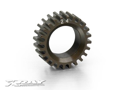 XRay Xca Aluminium 7075 T6 Hardcoated Pinion Gear - 24T (2nd)
