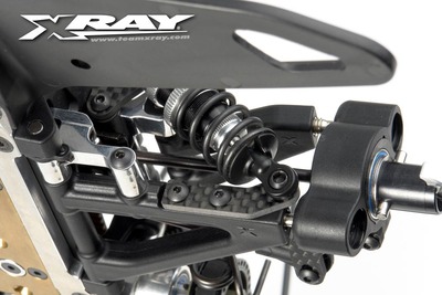 XRay Graphite Extension For Suspension Arm - Front Lower - 1-Hole (L+R)