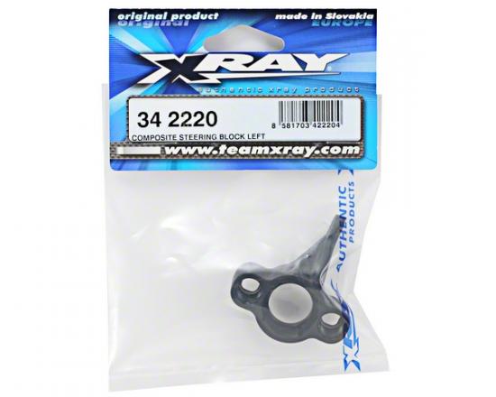 XRay Composite Steering Block Left