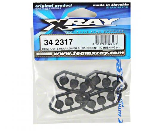 XRay Composite Rear Lower Susp. Eccentric Bushing (4)