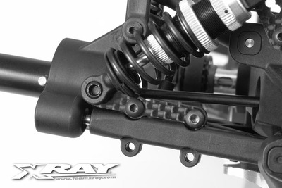 XRay Graphite Extension For Suspension Arm - Rear Lower - 1-Hole (L+R)