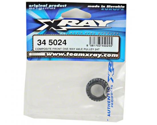 XRay Composite Front One-Way Axle Pulley 24T