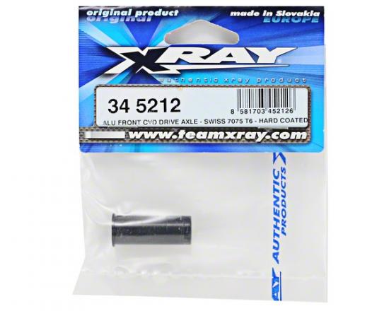 XRay Aluminium Front CVD Drive Axle - Swiss 7075 T6 - Hard Coated