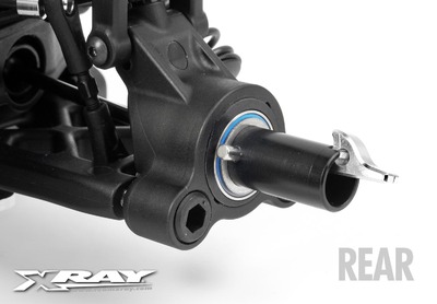 XRay Aluminium Rear CVD Drive Axle - Swiss 7075 T6 - Hard Coated