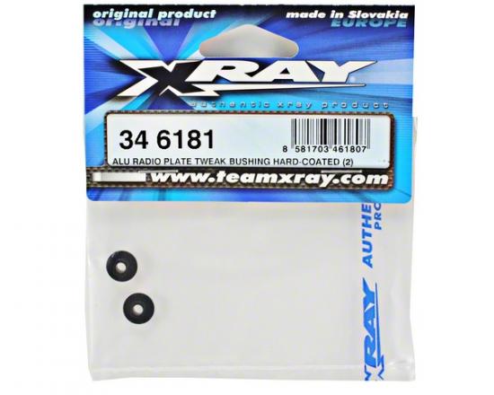 XRay Aluminium Radio Plate Tweak Bushing Hard Coated (2)