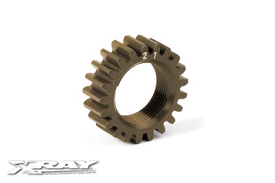 XRay Xca Aluminium 7075 T6 Hard Coated Pinion Gear - 21T (2nd)