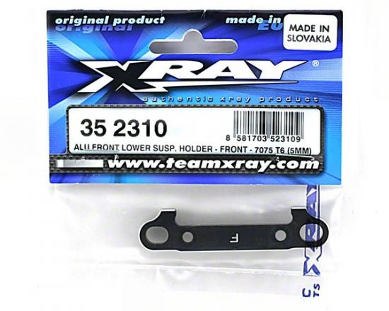 XRay Aluminium Front Lower Susp. Holder - Front - 7075 T6 (5mm)