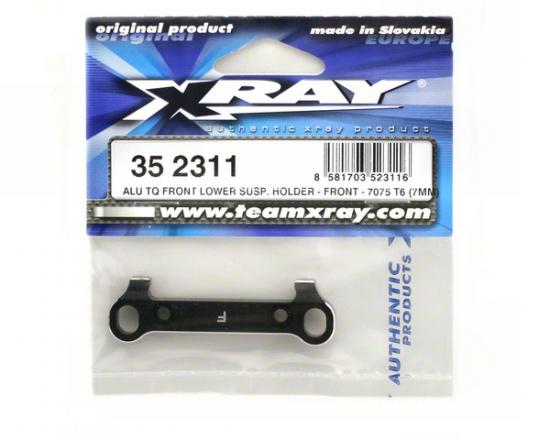 XRay Aluminium Tq Front Lower Susp. Holder - Front - 7075 T6 (7mm)