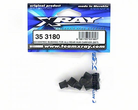 XRay Eccentric Bushing For Aluminium Rear Hub Carrier (Set)