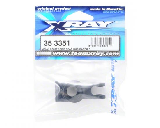 XRay XB808 Composite Rear Hub Carrier