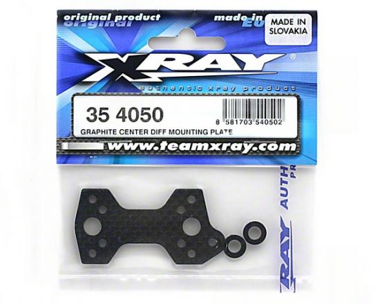 XRay Graphite Center Diff Mounting Plate