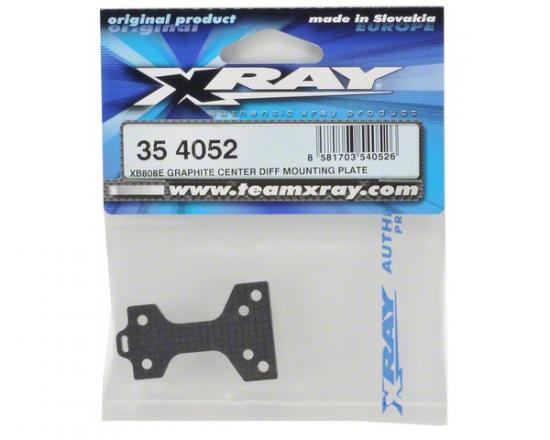 XRay XB808E Graphite Center Diff Mounting Plate