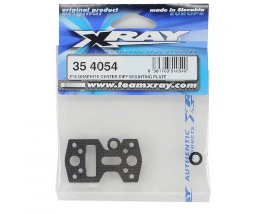 XRay GTXE Graphite Center Diff Mounting Plate