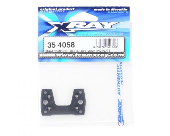 XRay XB808 Composite Center Diff Mounting Plate
