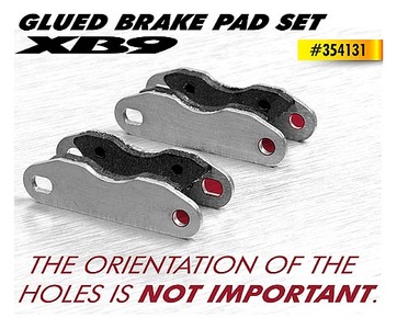 XRay Glued Brake Pad Set - Ultra-Efficient (4)