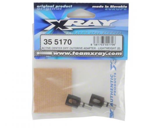 XRay Active Center Diff Outdrive Adapter - Lightweight - Hudy Spring Steel (2)