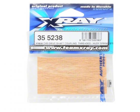 XRay XB808 CVD Drive Shaft Coupling Threaded - Hudy Spring Steel