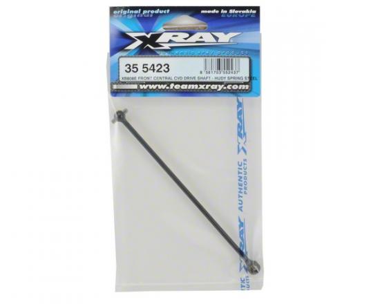 XRay XB808E Front Central CVD Drive Shaft - Hudy Spring Steel