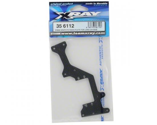 XRay XB808 Graphite Radio Plate For Long Chassis — image 2 of 3