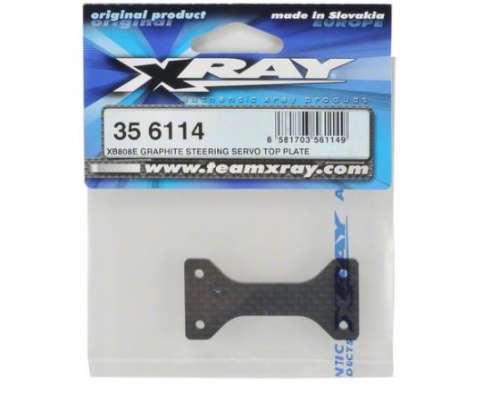 XRay XB808E Graphite Steering Servo Top Plate