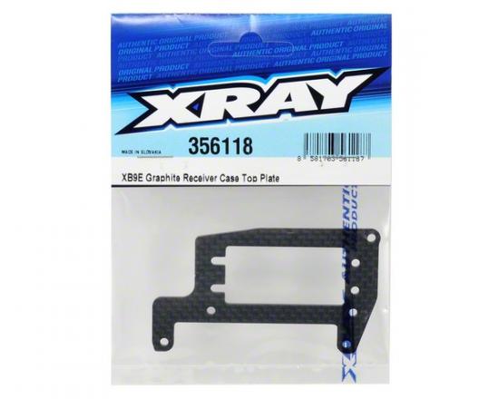 XRay XB9E Graphite Receiver Case Top Plate — image 3 of 3