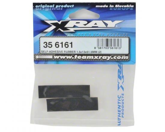 XRay Self-Adhesive Rubber 1.5X13X51.5mm (2)