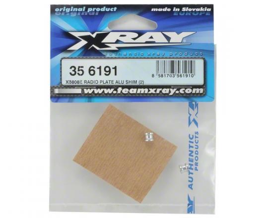 XRay XB808E Radio Plate Aluminium Bushing (2)