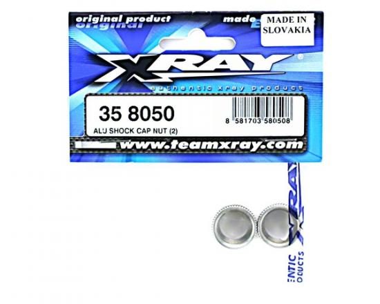 XRay Aluminium Shock Cap Nut (2) — image 2 of 2