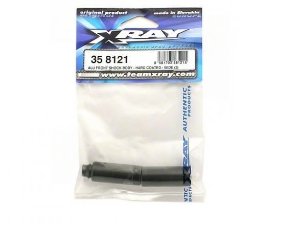 XRay Aluminium Front Shock Body - Hard Coated - Wide (2) — image 2 of 2