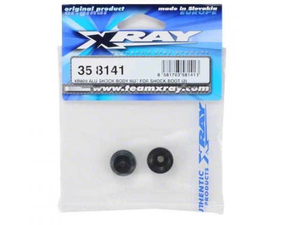 XRay XB808 Aluminium Shock Body Nut For Shock Boot (2)