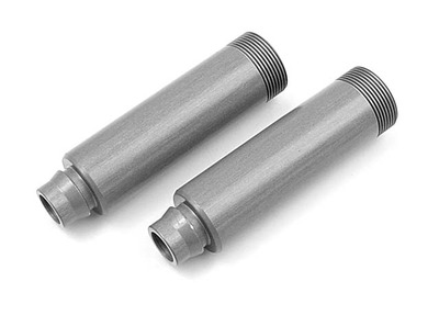 XRay Aluminium Rear Shock Body - Hard Coated (2)