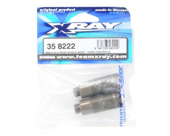 XRay XB808 Aluminium Rear Shock Body - Hard Coated (2)
