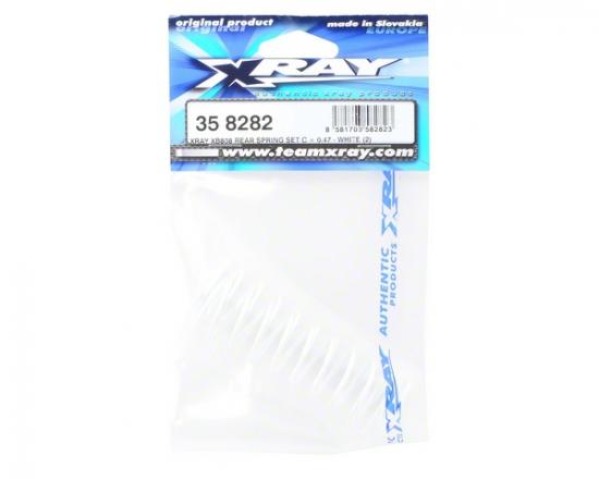 XRay XB808 Rear Spring Set C = 0.47 - White (2)