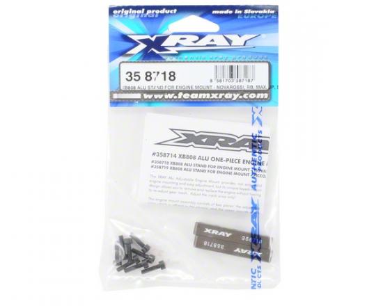 XRay XB808 Aluminium Stand For Engine Mount - Novarossi, Rb, Max, JP, Sirio, Grp - Hard Coated