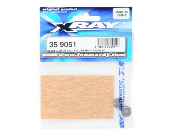 XRay XB808 Clutch Bell Ball Bearing 5X12X4 (2)