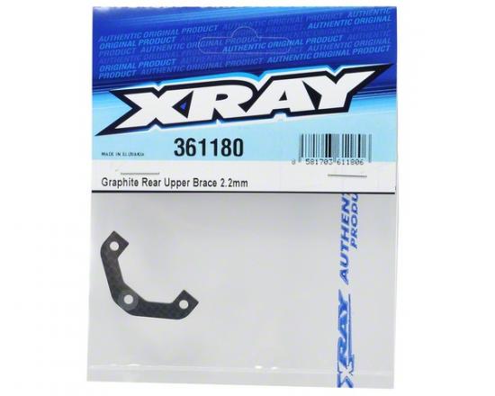 XRay Graphite Rear Upper Brace 2.0mm